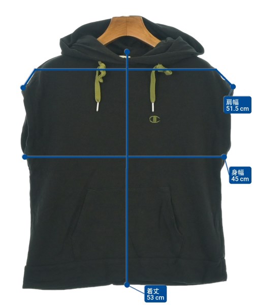 CHAMPION（チャンピオン）パーカー 黒 サイズ:M レディース/2200611929051