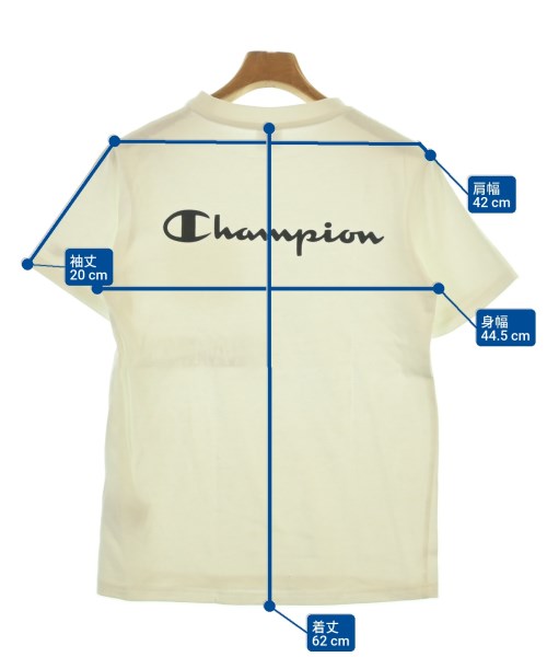 CHAMPION（チャンピオン）Tシャツ・カットソー 白 サイズ:S レディース/2200623841013