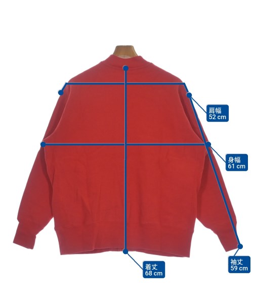 CHAMPION（チャンピオン）カバーオール 赤 サイズ:M メンズ/2200611312136