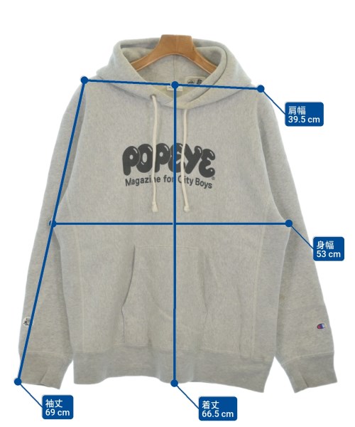 CHAMPION（チャンピオン）パーカー グレー サイズ:XL メンズ/2200627953019