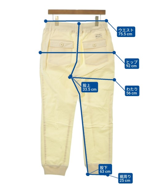 CHAMPION（チャンピオン）スウェットパンツ 白 サイズ:M メンズ/2200628647085