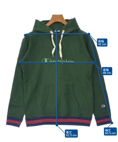 CHAMPION（チャンピオン）スウェット 緑 サイズ:M メンズ/2200616834039