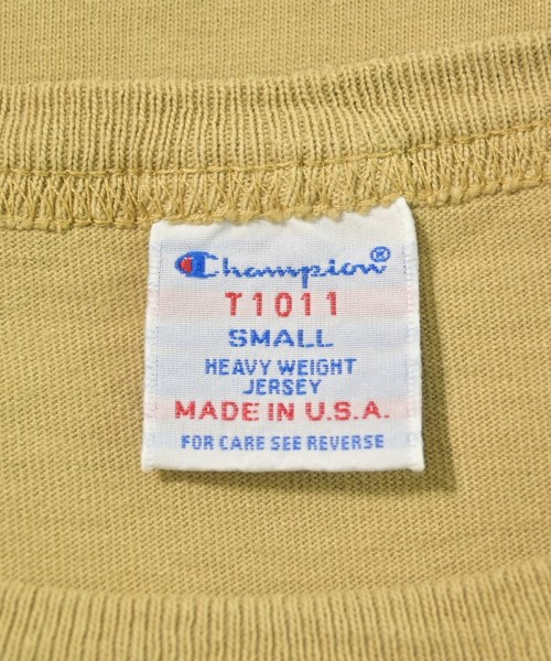 CHAMPION（チャンピオン）Tシャツ・カットソー ベージュ サイズ:S メンズ/2200617612131