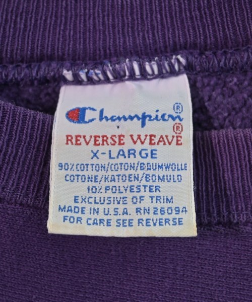 CHAMPION（チャンピオン）スウェット 紫 サイズ:XL メンズ/2200629873018