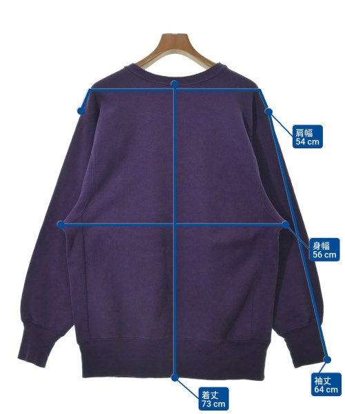 CHAMPION（チャンピオン）スウェット 紫 サイズ:XL メンズ/2200629873018