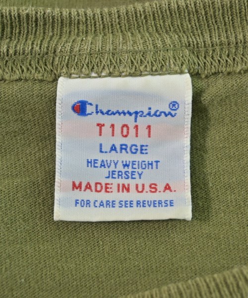 CHAMPION（チャンピオン）Tシャツ・カットソー カーキ サイズ:L メンズ/2200617818076