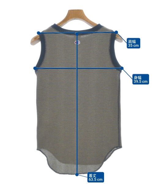 CHAMPION（チャンピオン）ノースリーブ 茶 サイズ:M レディース/2200631923107