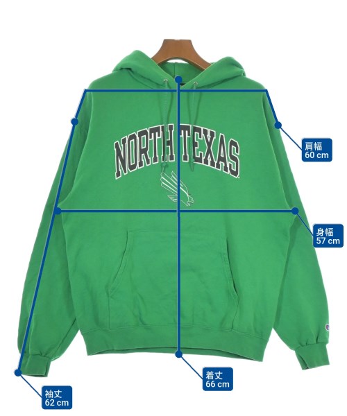 CHAMPION（チャンピオン）パーカー 緑 サイズ:L メンズ/2200633355012