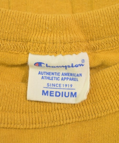 CHAMPION（チャンピオン）Tシャツ・カットソー 黄 サイズ:M レディース/2200633696313