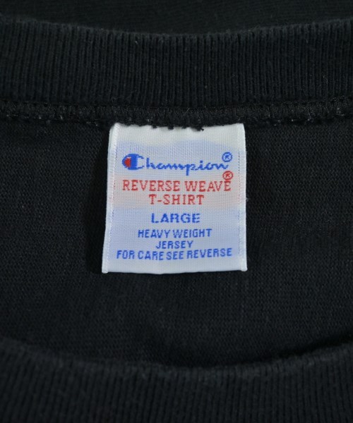 CHAMPION（チャンピオン）Tシャツ・カットソー 黒 サイズ:L メンズ/2200608547022