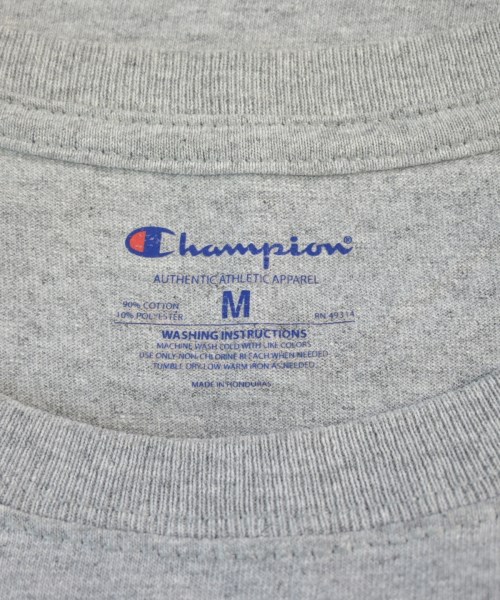 CHAMPION（チャンピオン）Tシャツ・カットソー グレー サイズ:M メンズ/2200610037511