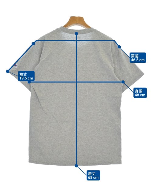 CHAMPION（チャンピオン）Tシャツ・カットソー グレー サイズ:M メンズ/2200610037511