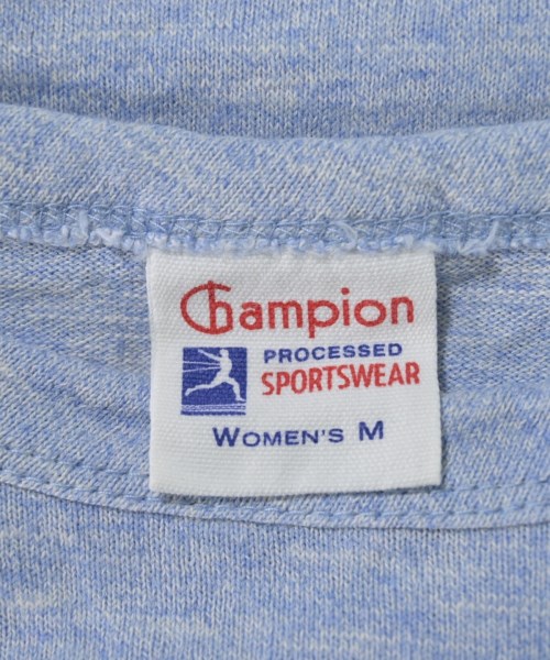 CHAMPION（チャンピオン）Tシャツ・カットソー 青 サイズ:M レディース/2200610869020