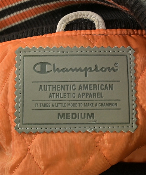 CHAMPION（チャンピオン）スタジャン 茶 サイズ:M メンズ/2200613629041