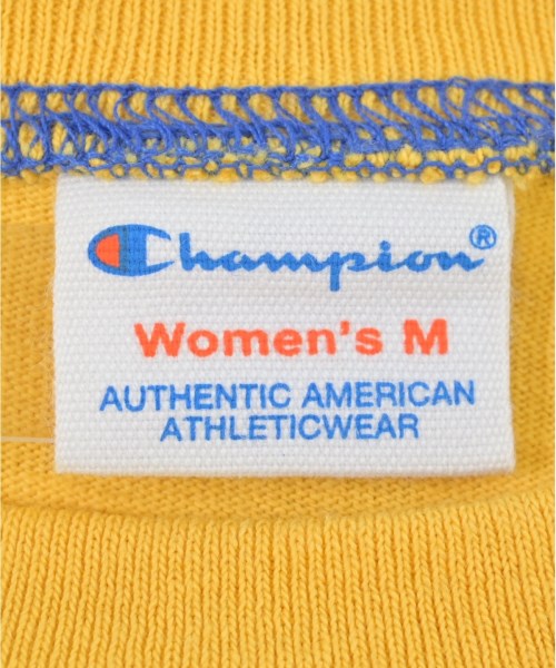 CHAMPION（チャンピオン）Tシャツ・カットソー 黄 サイズ:M レディース/2200609844014