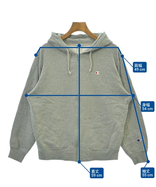 CHAMPION（チャンピオン）パーカー グレー サイズ:M レディース/2200618941018