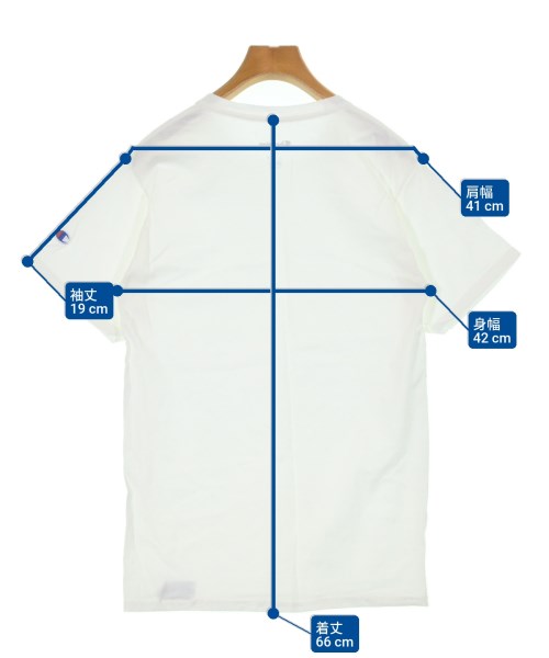 CHAMPION（チャンピオン）Tシャツ・カットソー 白 サイズ:S メンズ/2200614519105