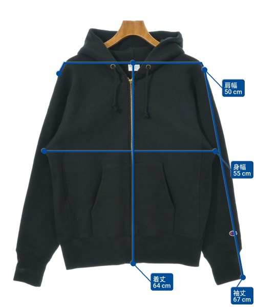 CHAMPION（チャンピオン）パーカー 黒 サイズ:XL メンズ/2200608864051