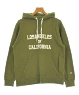 CHAMPION（チャンピオン）パーカー カーキ サイズ:L メンズ/2200669261028