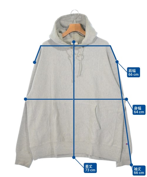 CHAMPION（チャンピオン）パーカー グレー サイズ:4XL(XXXXL位) メンズ/2200673495068