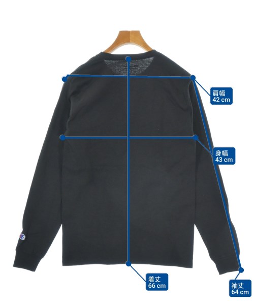 CHAMPION（チャンピオン）Tシャツ・カットソー 黒 サイズ:S メンズ/2200670599196