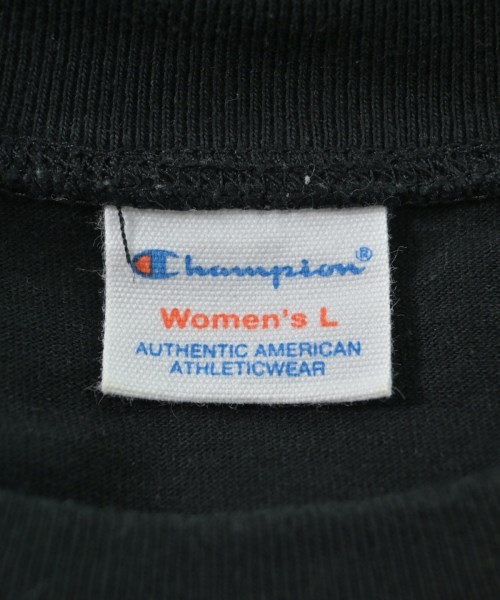 CHAMPION（チャンピオン）Tシャツ・カットソー 黒 サイズ:L レディース/2200677276021