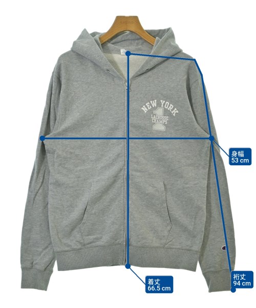 CHAMPION（チャンピオン）パーカー グレー サイズ:XL メンズ/2200670617166