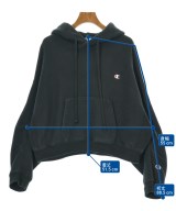 CHAMPION（チャンピオン）パーカー 黒 サイズ:M レディース/2200677636030