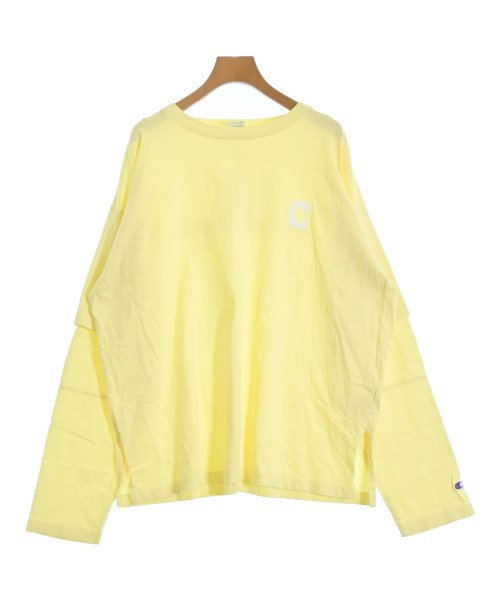 FRAY I.D(フレイアイディー)Tシャツ・カットソー 黄 サイズ:F/2200674825017