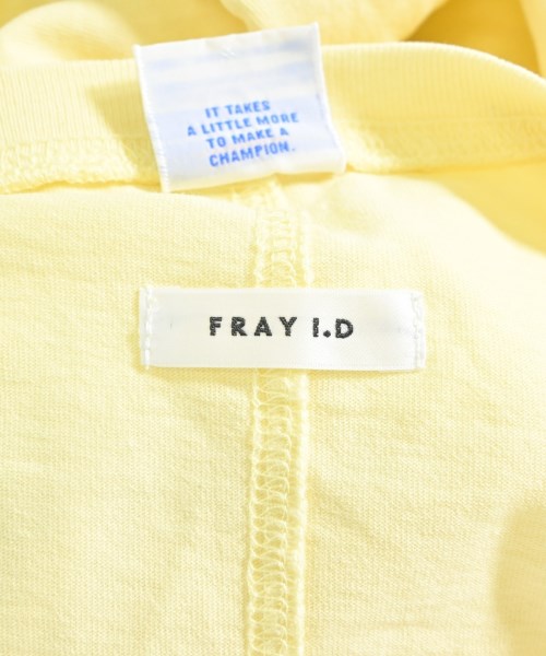 FRAY I.D（フレイアイディー）Tシャツ・カットソー 黄 サイズ:F レディース/2200674825017