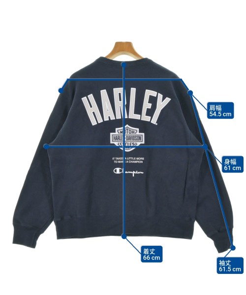 CHAMPION（チャンピオン）スウェット 紺 サイズ:M メンズ/2200678733073