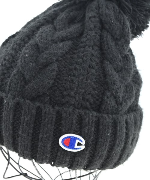 CHAMPION（チャンピオン）ニットキャップ・ビーニー 黒 サイズ:- レディース/2200674097445