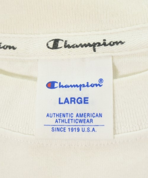 CHAMPION（チャンピオン）Tシャツ・カットソー 白 サイズ:L メンズ/2200679716228