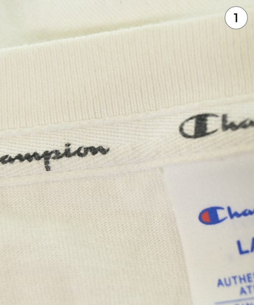 CHAMPION（チャンピオン）Tシャツ・カットソー 白 サイズ:L メンズ/2200679716228