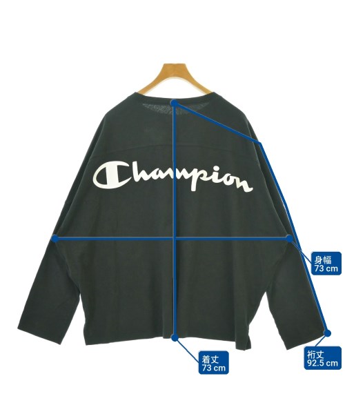 CHAMPION（チャンピオン）Tシャツ・カットソー 黒 サイズ:F レディース/2200676256017
