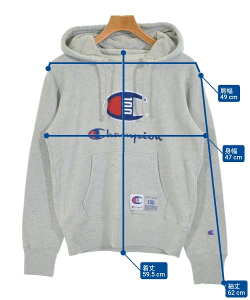 CHAMPION（チャンピオン）パーカー グレー サイズ:S レディース/2200679355045