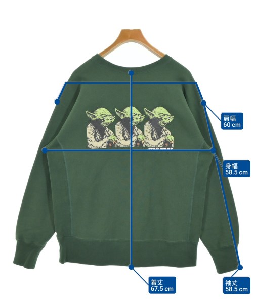 CHAMPION（チャンピオン）スウェット 緑 サイズ:L メンズ/2200674299016