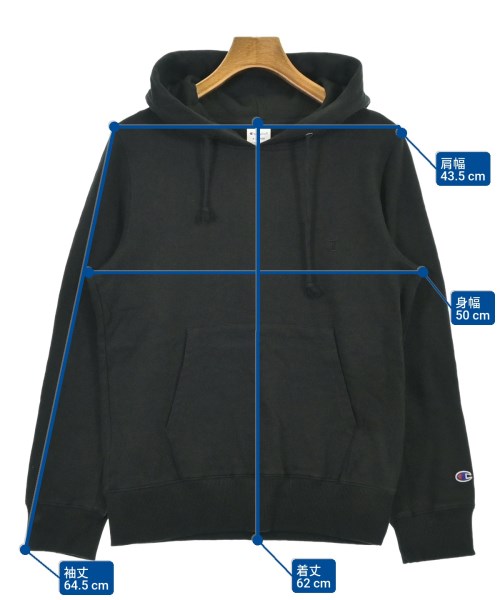 CHAMPION（チャンピオン）パーカー 黒 サイズ:XL レディース/2200676459029