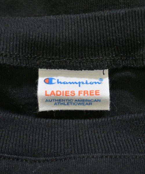 CHAMPION（チャンピオン）Tシャツ・カットソー 黒 サイズ:F レディース/2200684231051