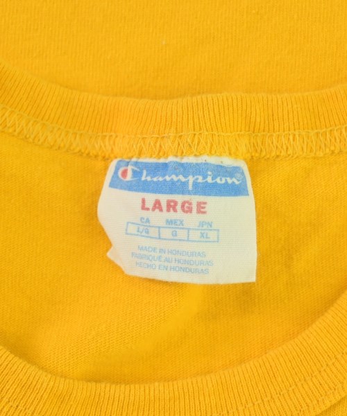 CHAMPION（チャンピオン）Tシャツ・カットソー 黄 サイズ:XL メンズ/2200694484058