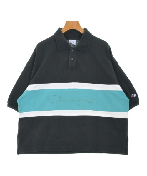 CHAMPION(チャンピオン)ポロシャツ 黒 サイズ:M/2200696197017