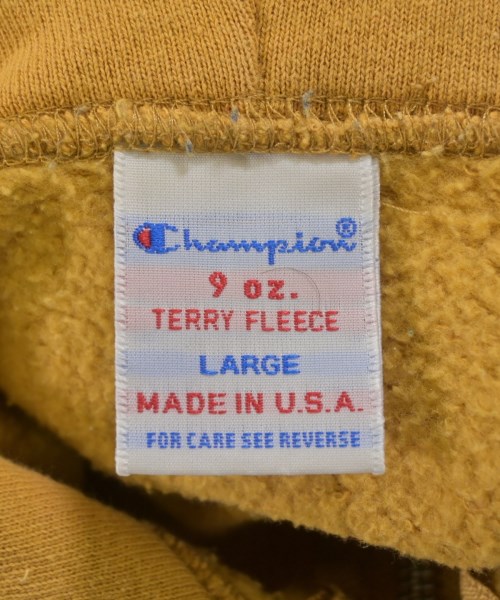CHAMPION（チャンピオン）パーカー 黄 サイズ:L メンズ/2200699594080