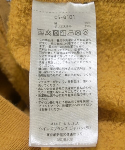 CHAMPION（チャンピオン）パーカー 黄 サイズ:L メンズ/2200699594080