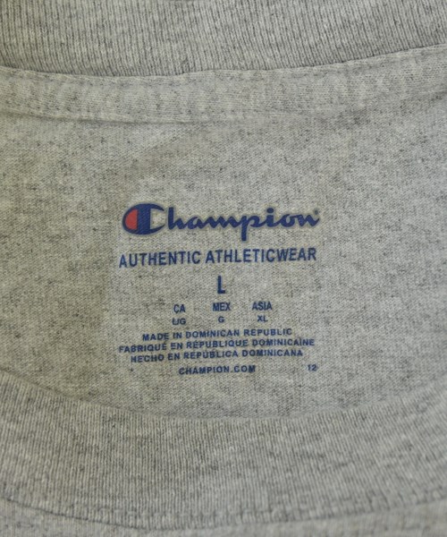 CHAMPION（チャンピオン）Tシャツ・カットソー グレー サイズ:L メンズ/2200698516038