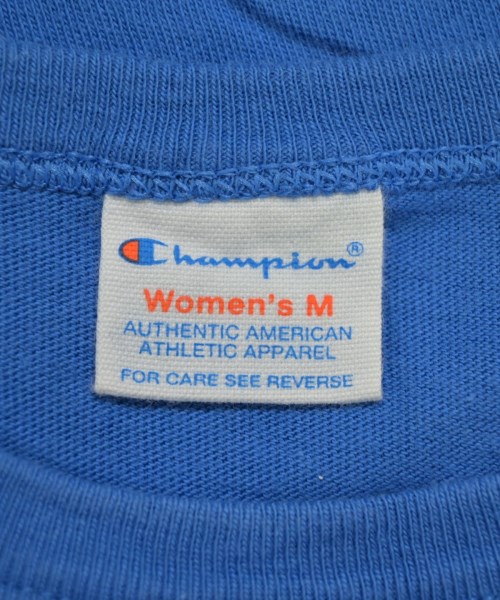 CHAMPION（チャンピオン）Tシャツ・カットソー 青 サイズ:M レディース/2200655316282