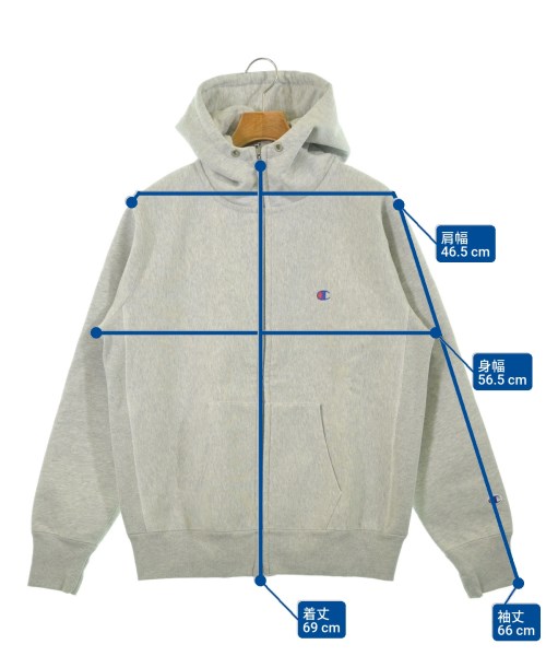 CHAMPION（チャンピオン）パーカー グレー サイズ:XL メンズ/2200648936312