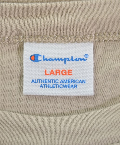 CHAMPION（チャンピオン）Tシャツ・カットソー ベージュ サイズ:L レディース/2200649657070