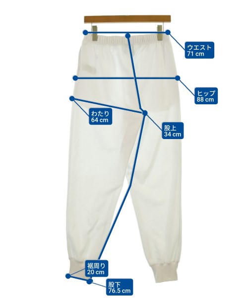 CHAMPION（チャンピオン）スウェットパンツ 白 サイズ:L レディース/2200656940035