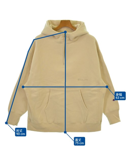 CHAMPION（チャンピオン）パーカー ベージュ サイズ:M レディース/2200619639037