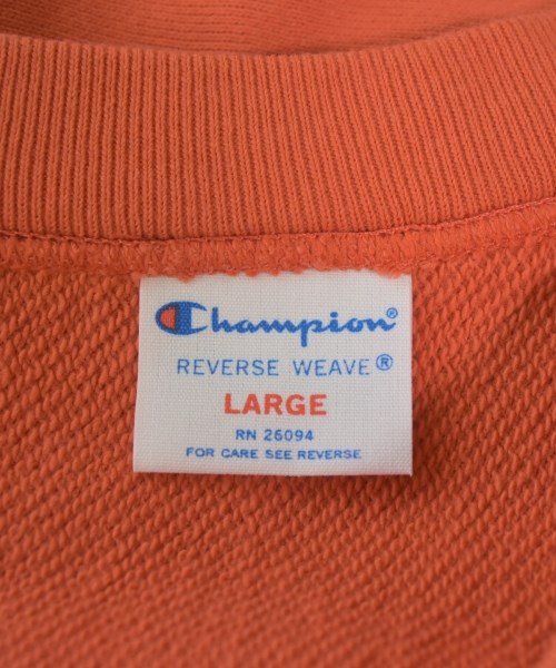 CHAMPION（チャンピオン）スウェット オレンジ サイズ:L メンズ/2200659727077